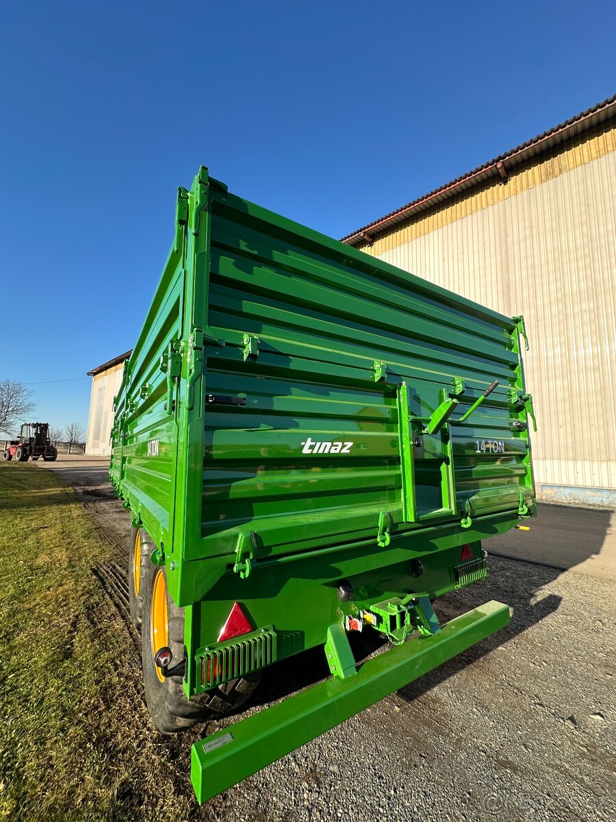 Traktorový návěs - přívěs - vlek - sklápěč 14t - 5