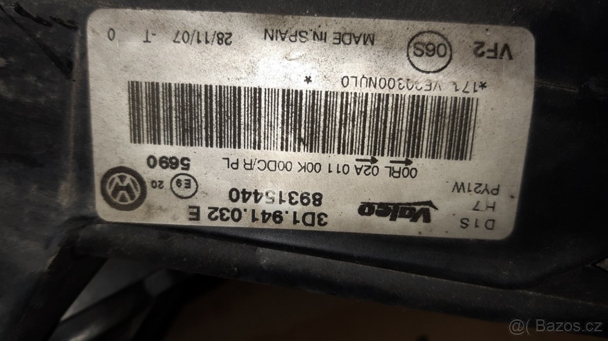 VW Phaeton facelift 2008- L+P přední Xenon - 5