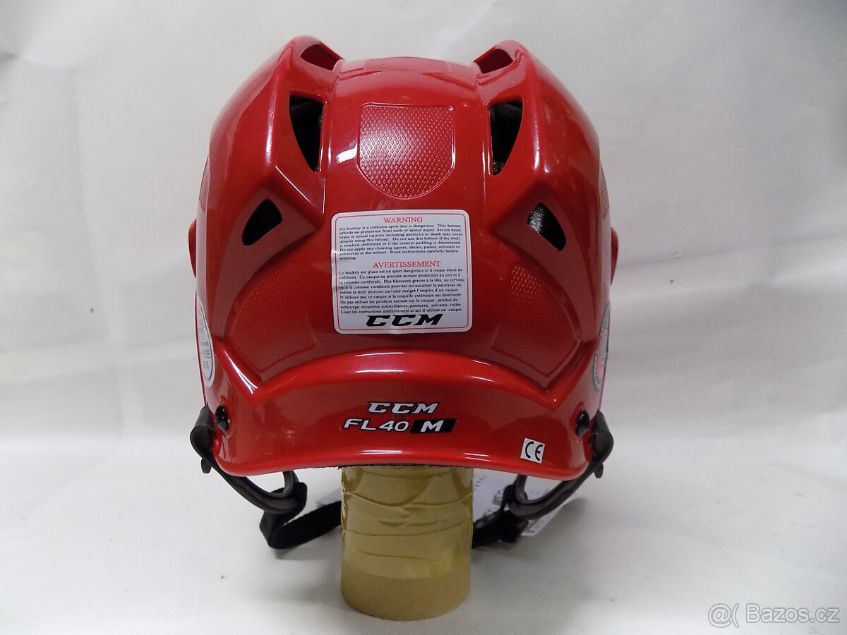 Hokejová helma CCM FL 40 (vel.M) + plexi Carbon Speed - NOVÁ - 5