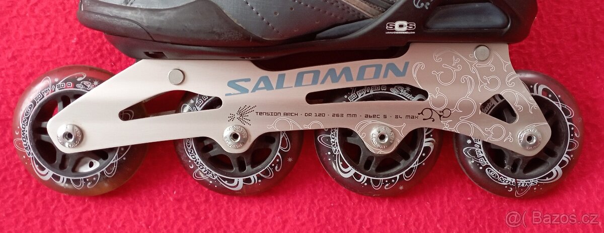 Prodám dámské/dětské inline brusle, vel.38 zn. SALOMON, - 5