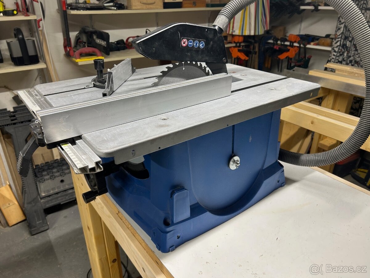 Německá stolní pila Scheppach HS100S s novým kotoučem - 5