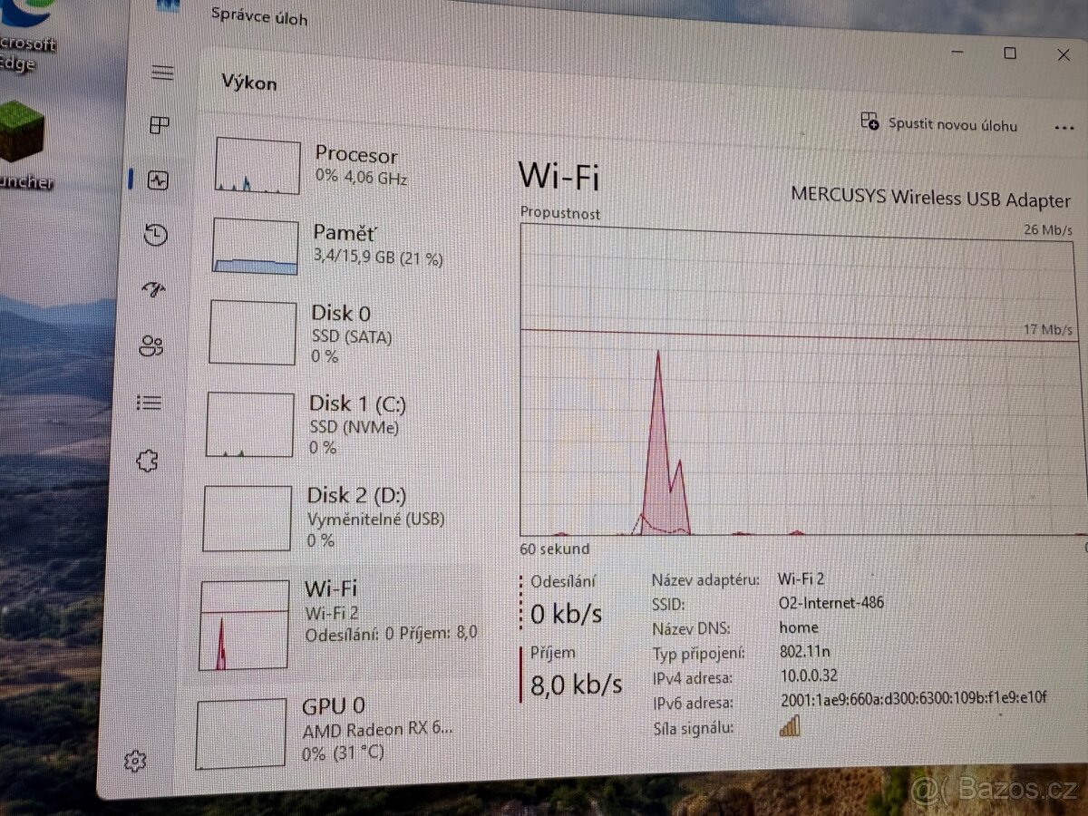 Herní Pc Xtx 6600 Ryzen 7 5700 - 5