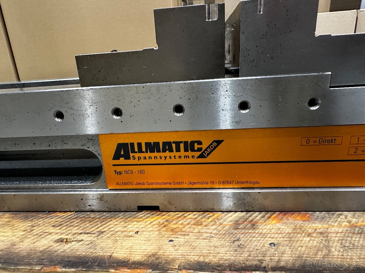 Hydraulický vysokotlaký svěrák Allmatic NC8 160 - 5