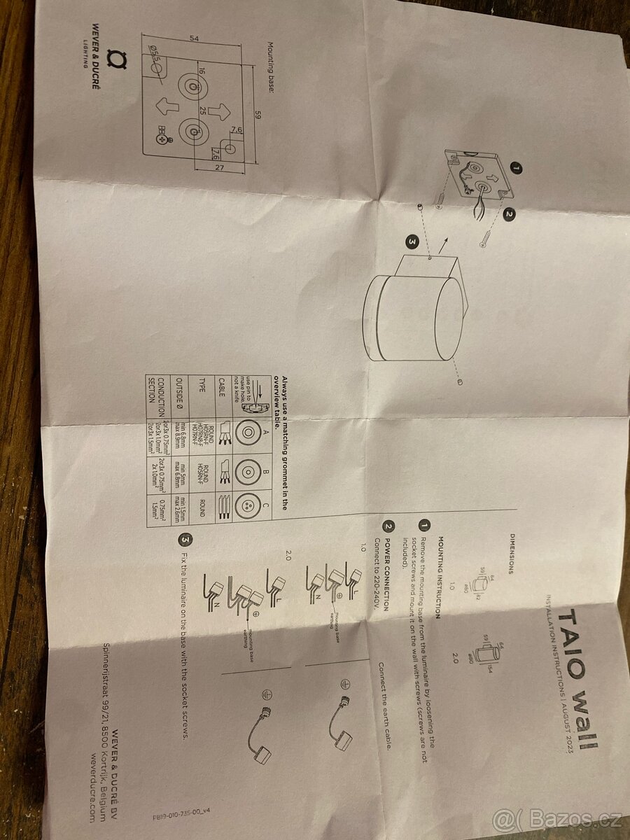 OSVĚTLENÍ TAIO ROUND IP65 - 5