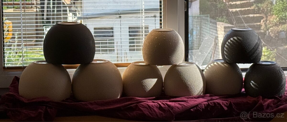 Obal/keramický Luna lizard, krémový-šedý - 5