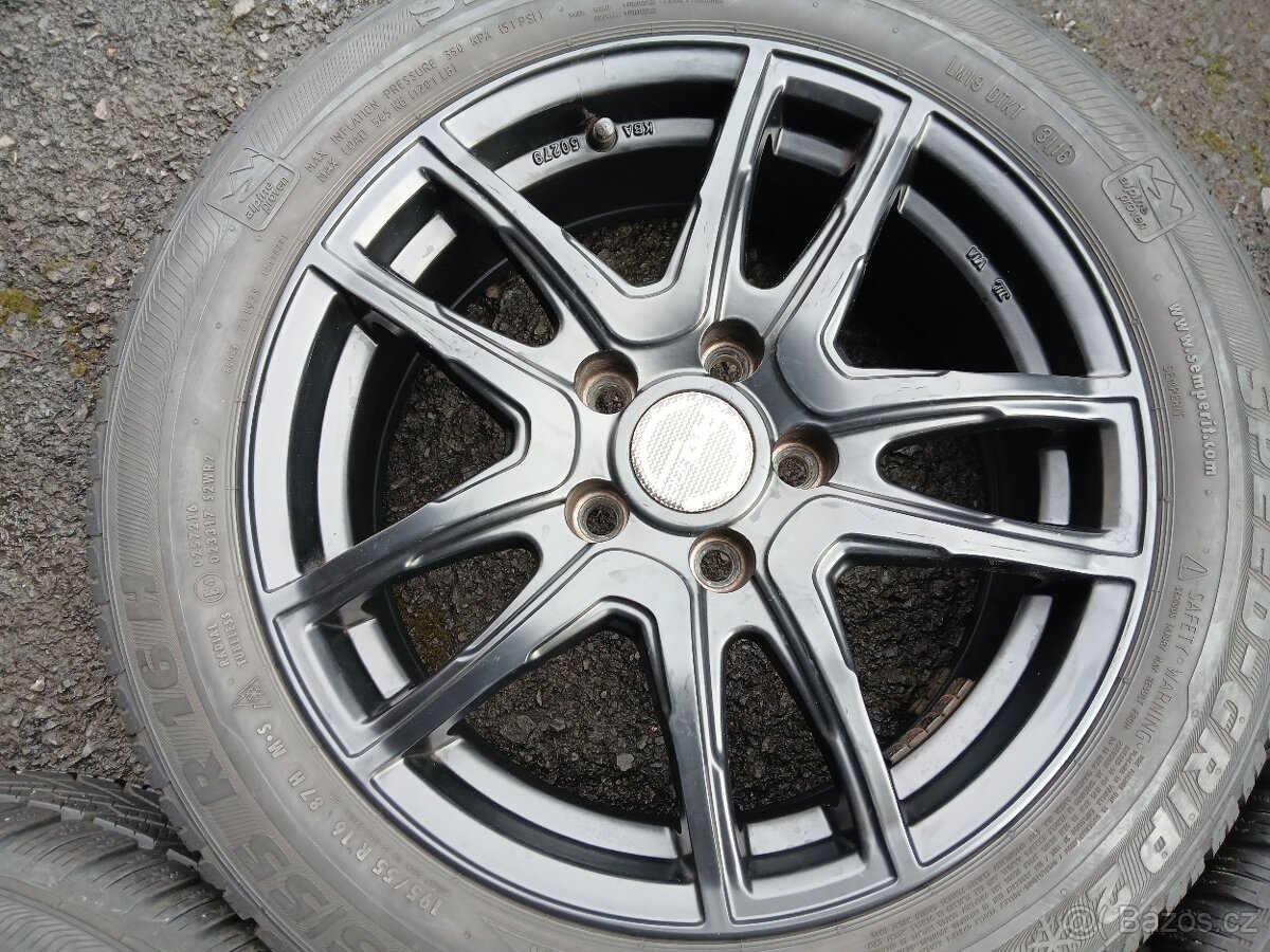 Sada ALU kol Proline 195/55R16 zimní - 5