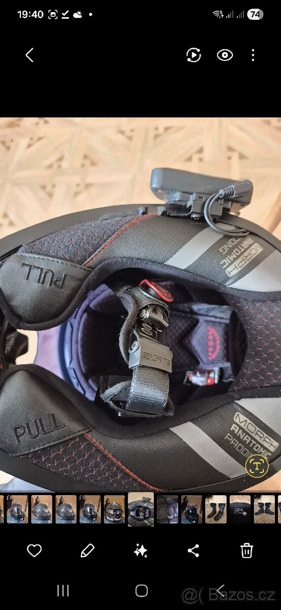 Přilba LS2 Vector II - černá carbon - 5