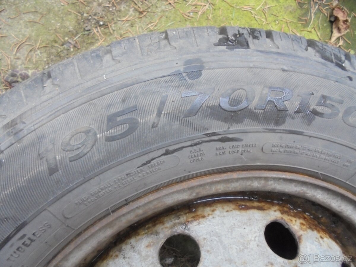 2ks kolo 15C" na Ducato celoroční 8mm - 5