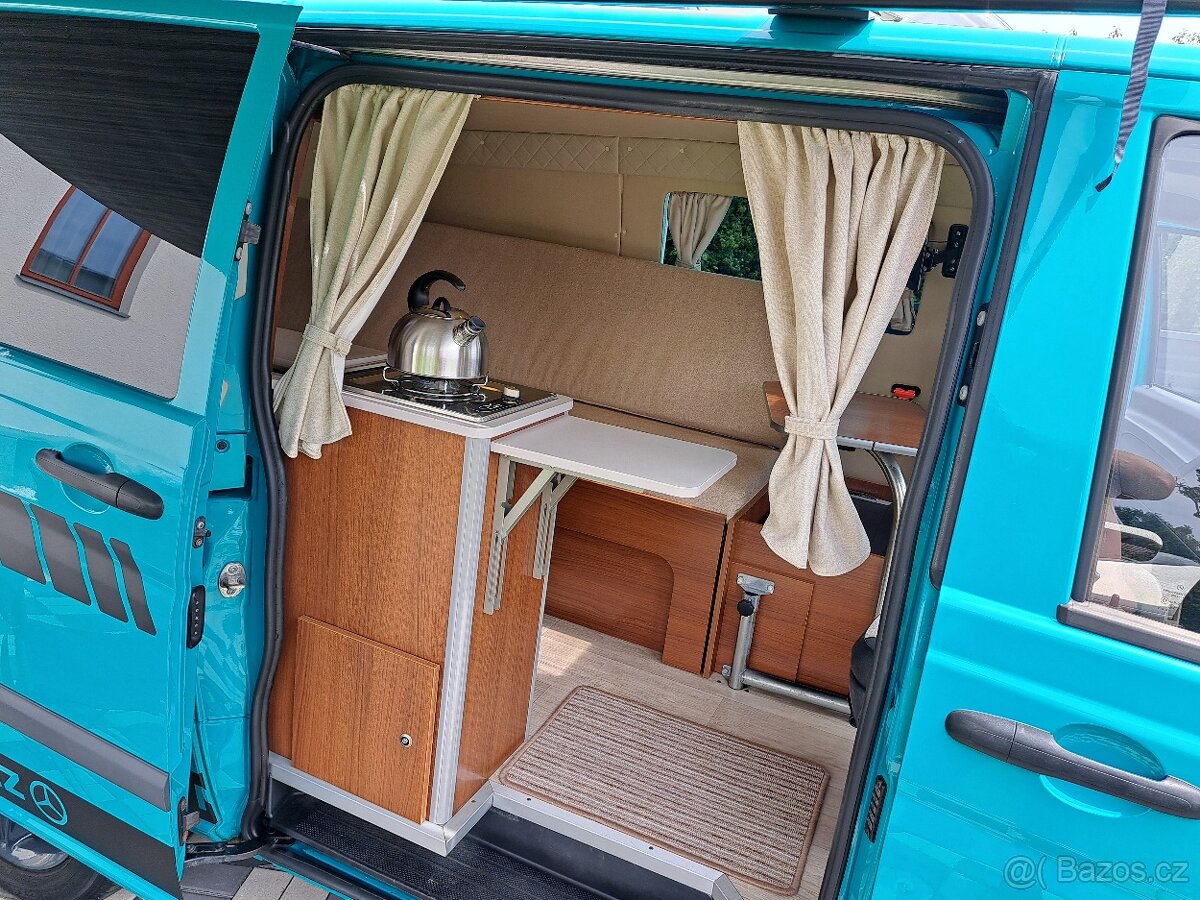 Mercedes Vito 2.2CDi Fun Camper,Solar,Markýza,Obytné