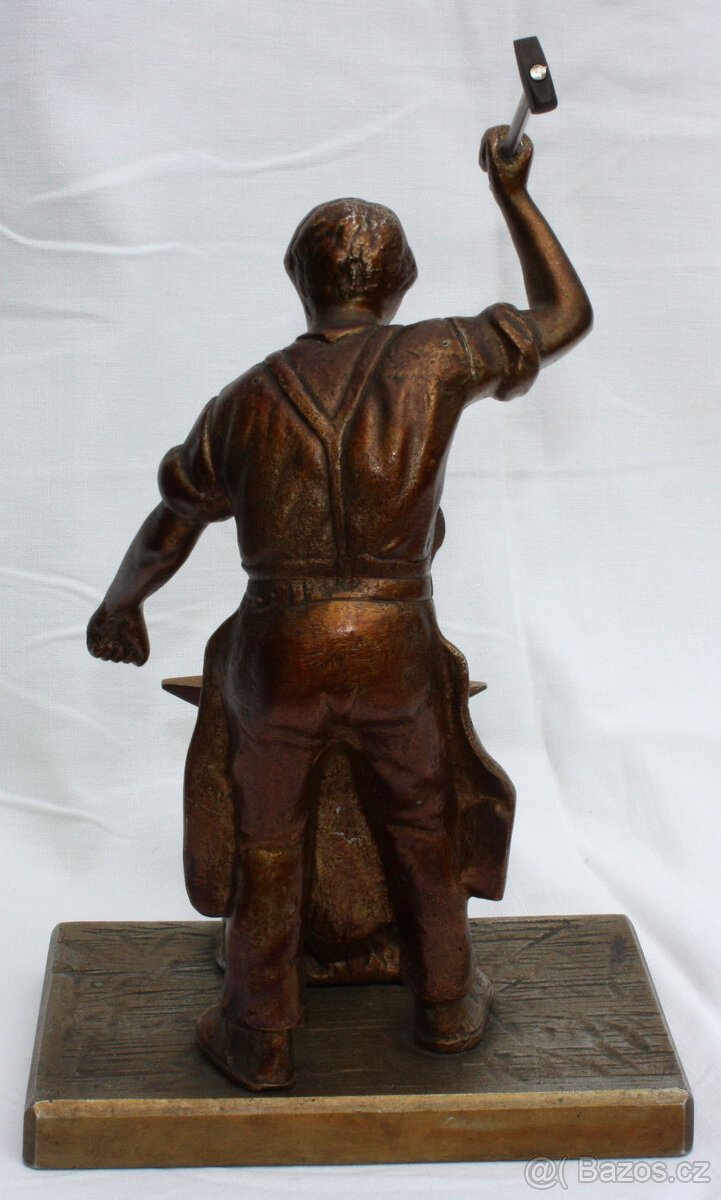 Socha kovář, soška, figura, figurka, busty, bysta, bista - 5