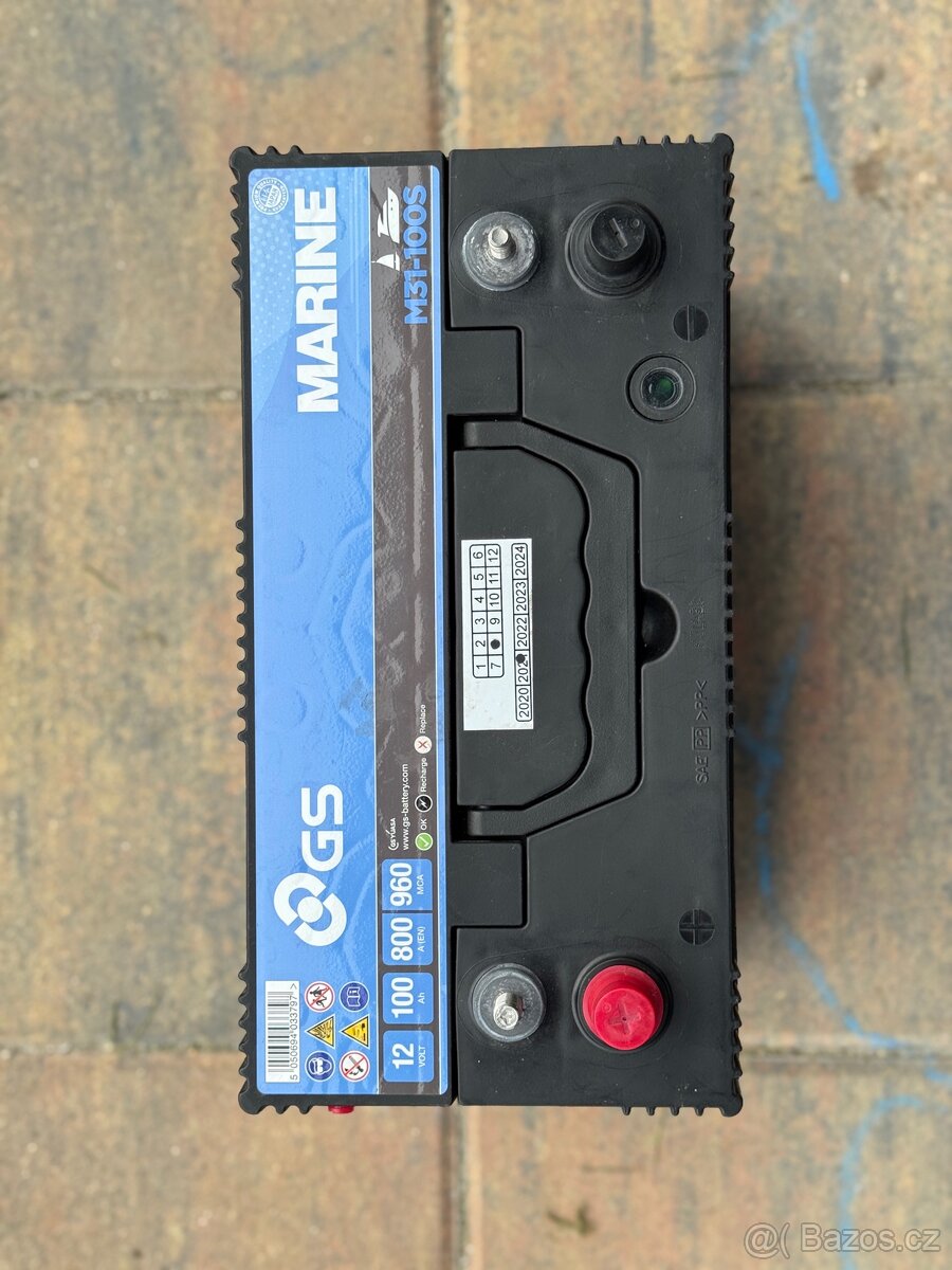 Trakční baterie GS (YUASA) Marine M31 Dual 100Ah 800A - 5