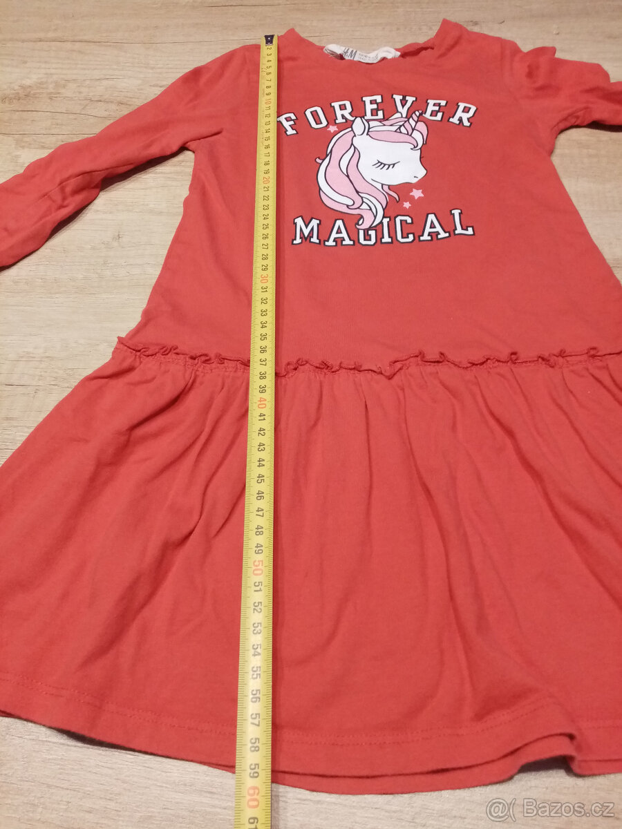 šaty/tunika HM unicorn vel. 110/116 - 5