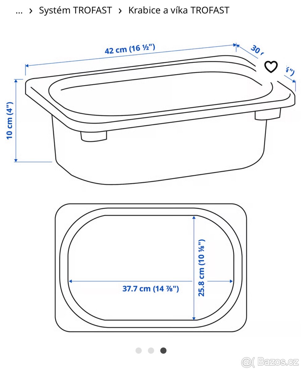 TROFAST plastový box - 5