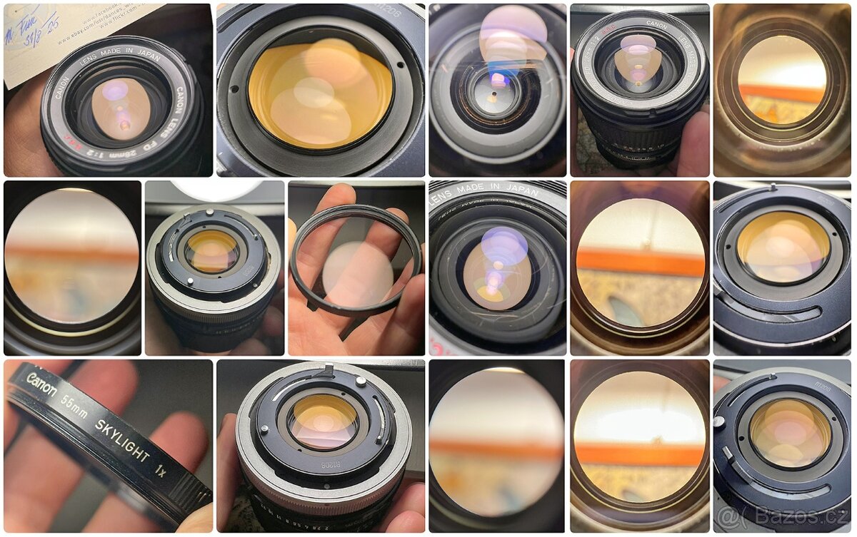 Canon FD 28mm f/2 SSC Lens pro kinofilm, digitál, videomod - 5