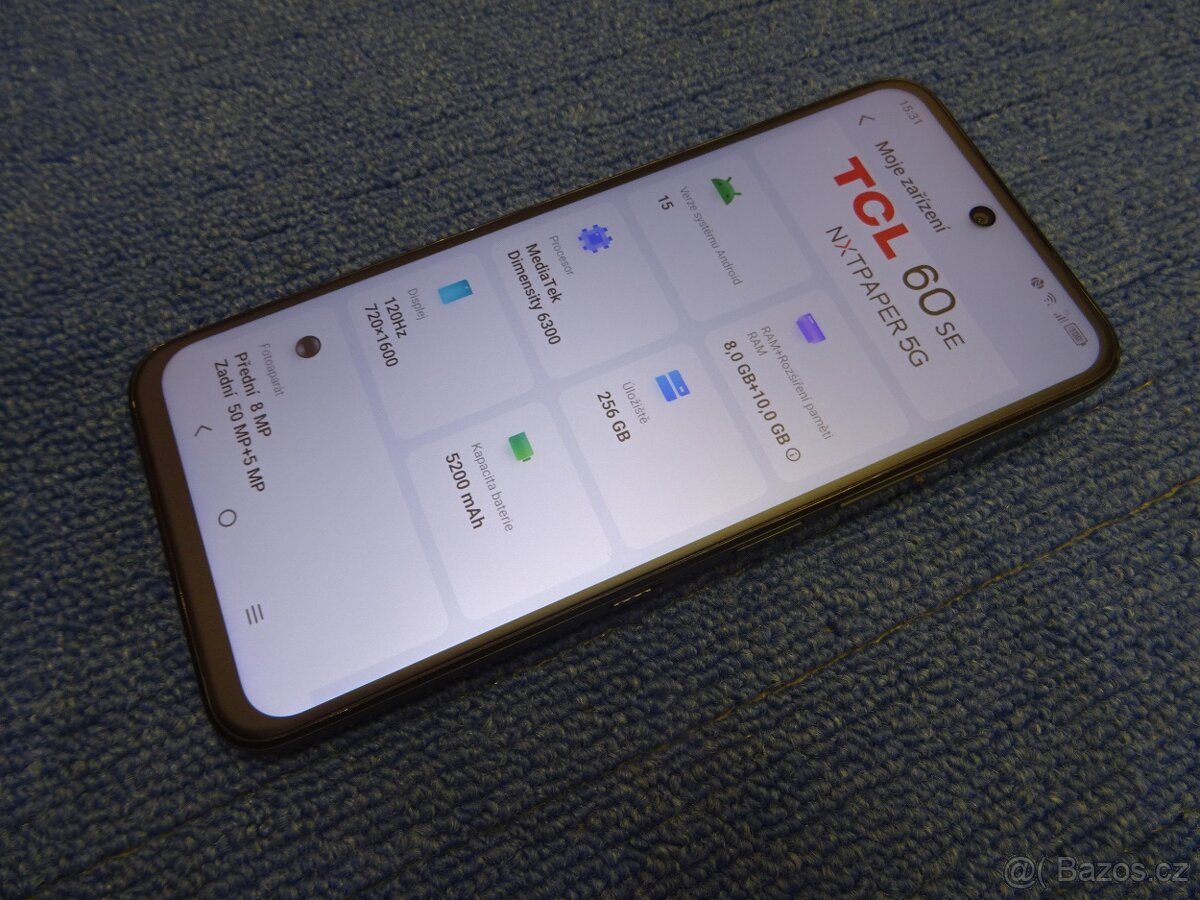 Nový TCL 60SE NXTPAPER 5G 18GB/256GB - 5
