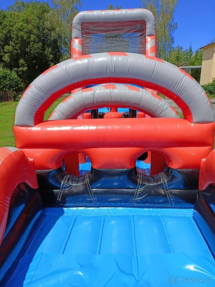 30metrová nafukovací překážková dráha - 5