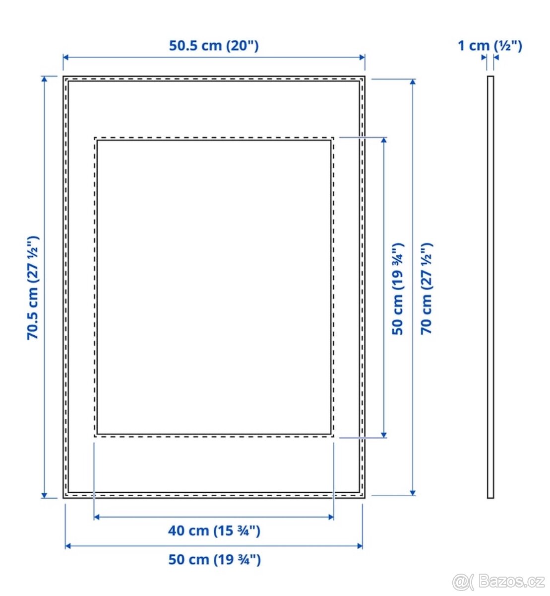 Rám Lomviken 50x70 s obrazem šišky - 5
