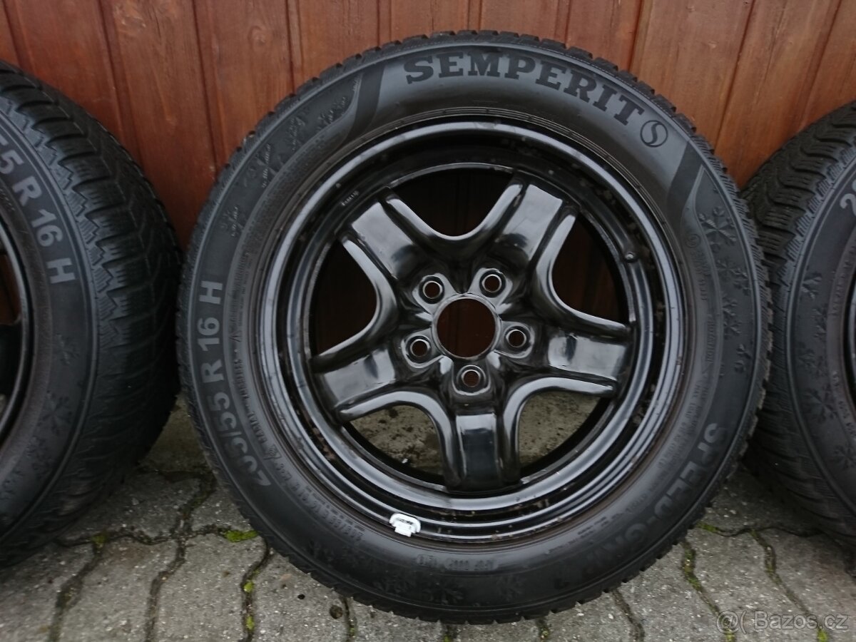 Renault Megane 3,4 16" Originální 205/55/16 zimní alu Kola - 5