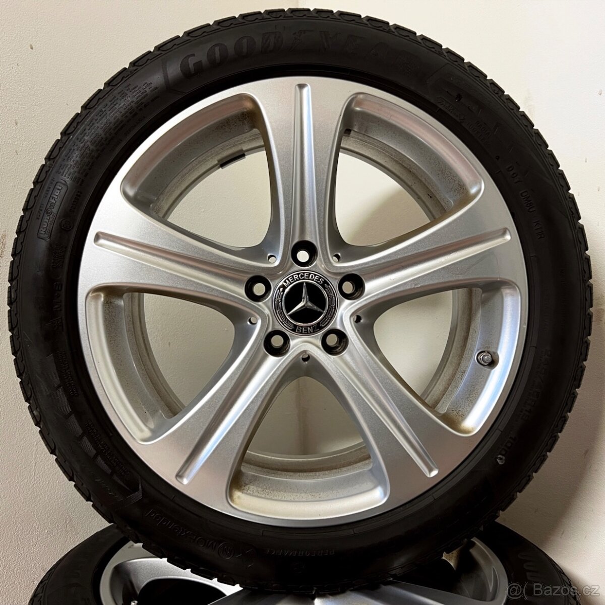 MERCEDES E W213 5x112 R18 ET43+ZIMNÍ 245/45R18 6mm - 5