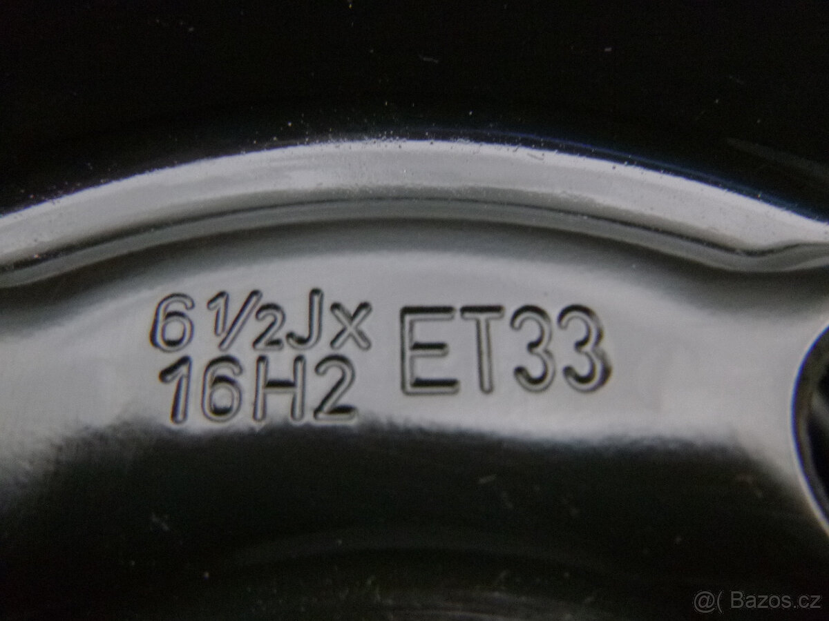 Plechové disky kola sada originál VW 5x112 6,5Jx16 ET33 - 5