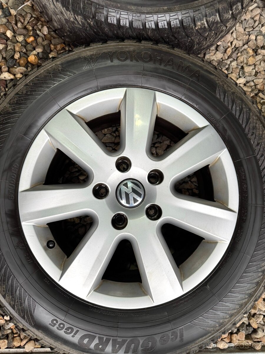 Alu VW Touareg R17 a zimní pneu - 5