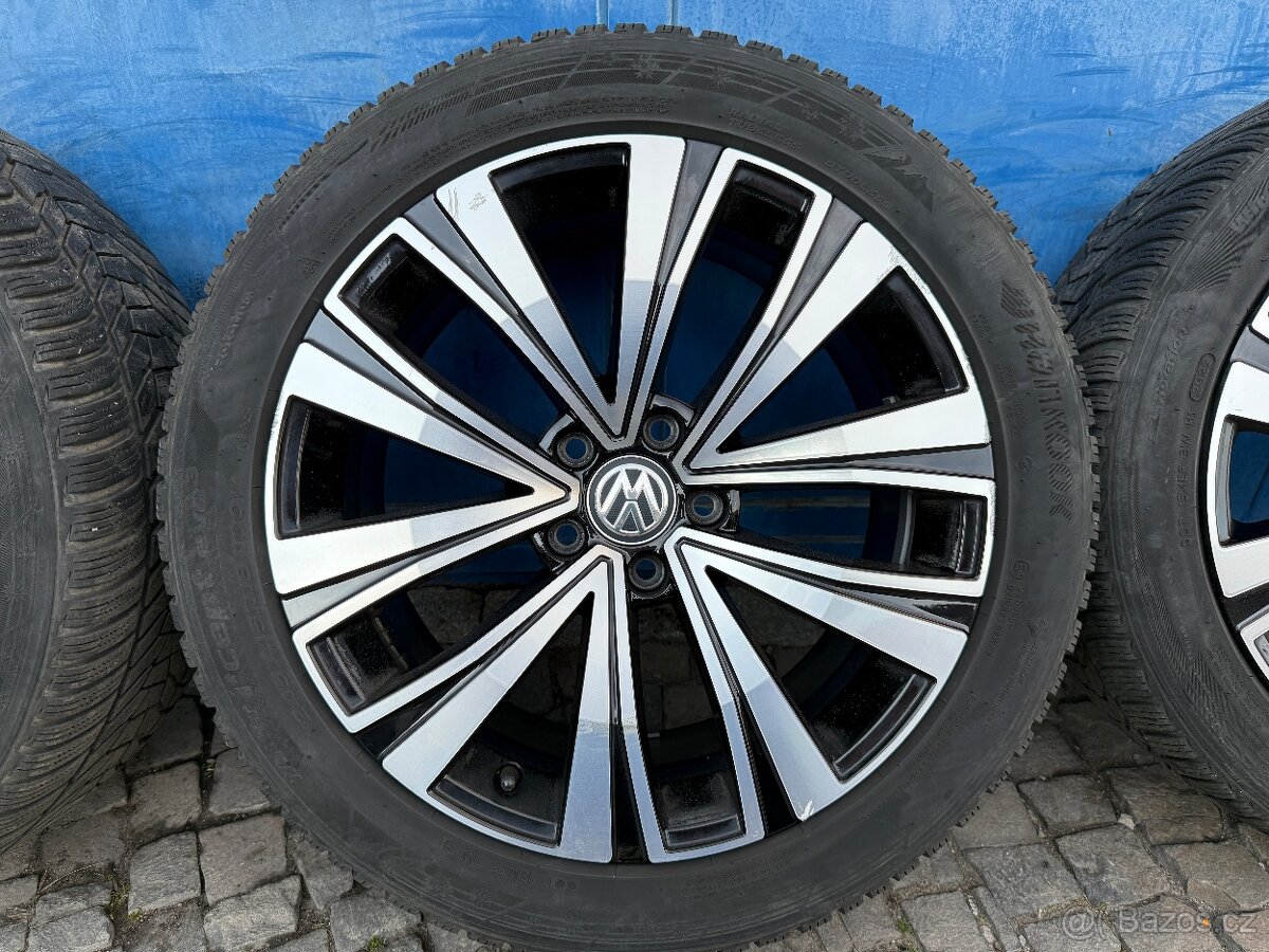 Original 18palcové alu VW, Arteon, Muskat, 245/45R18 - 5