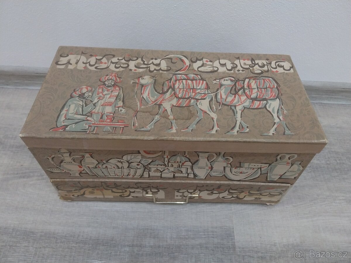 Retro cestovní čajová sada - 5