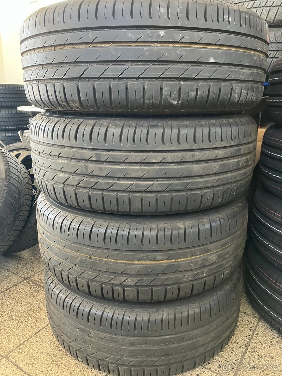 Hliníkové disky R17 Borbet 5x100 Subaru + 225/60 R17 Nokian - 5