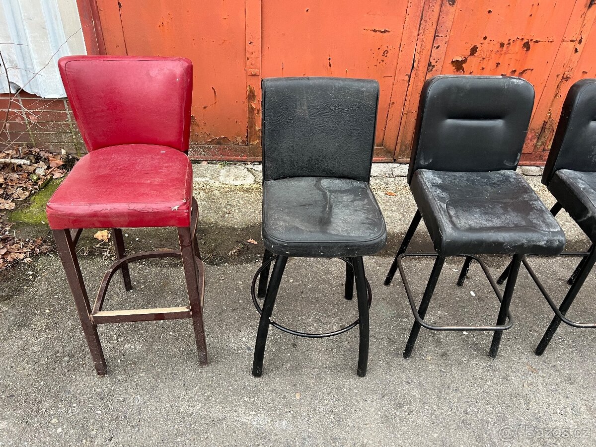 Barové židle + různé typy - 5