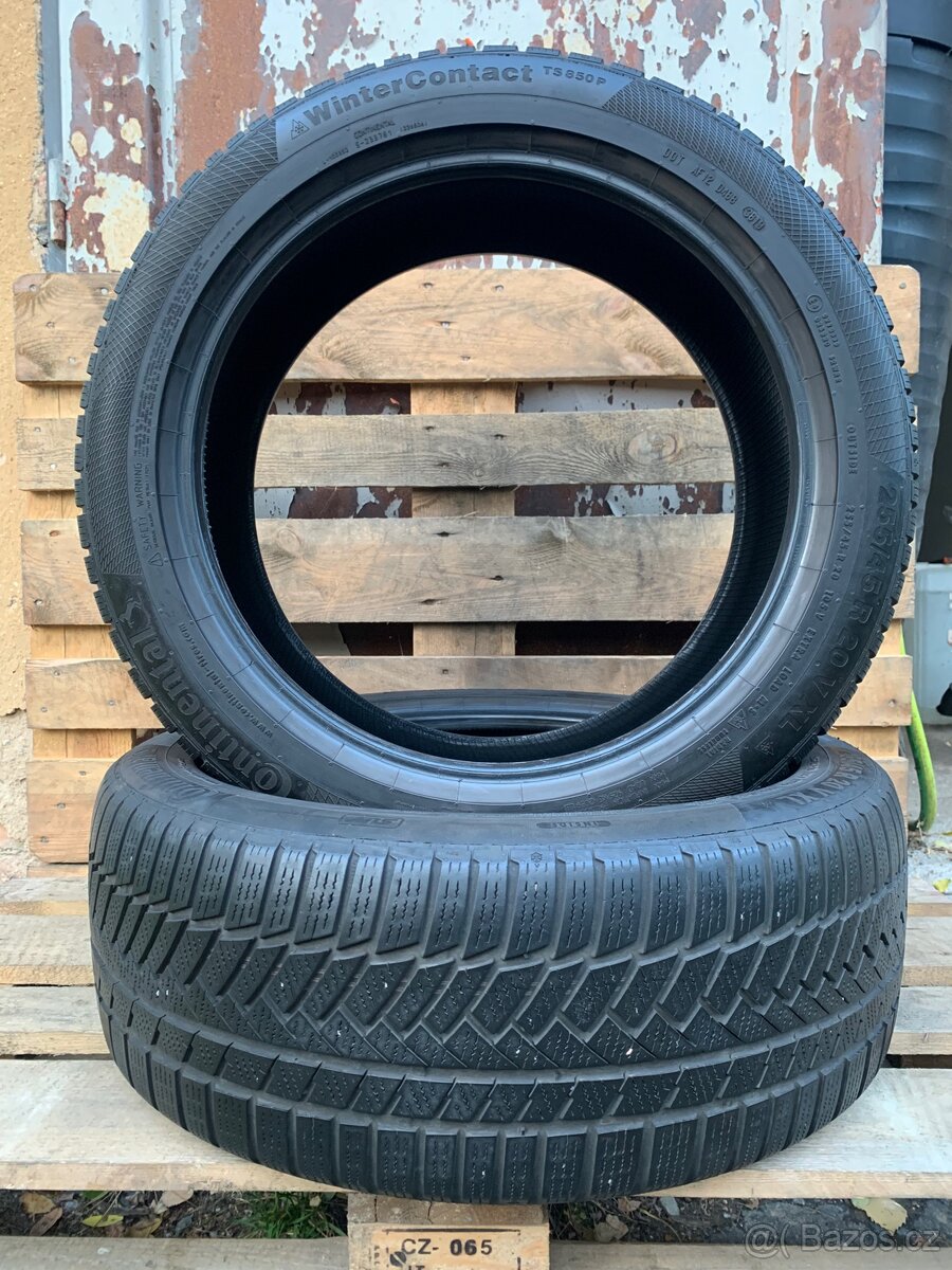 2ks 255/45/20 Continental/2019/105V/zimní 6m - 5