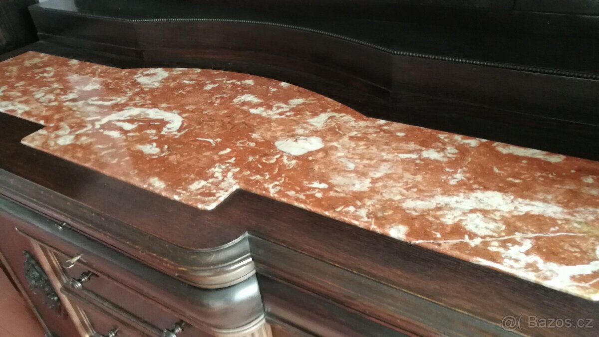 Starožitná komoda (sekretář) - 5