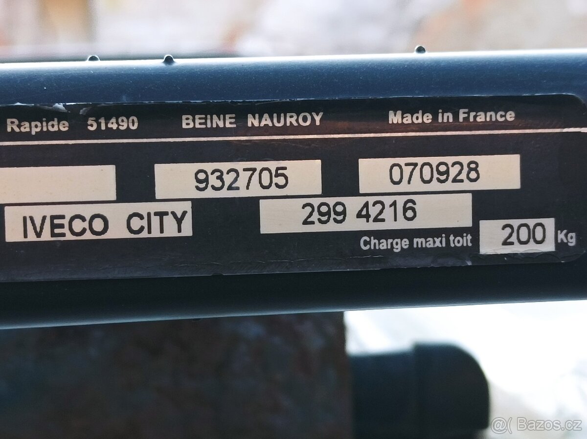 Střešní nosič, zahrádka na Iveco. - 5