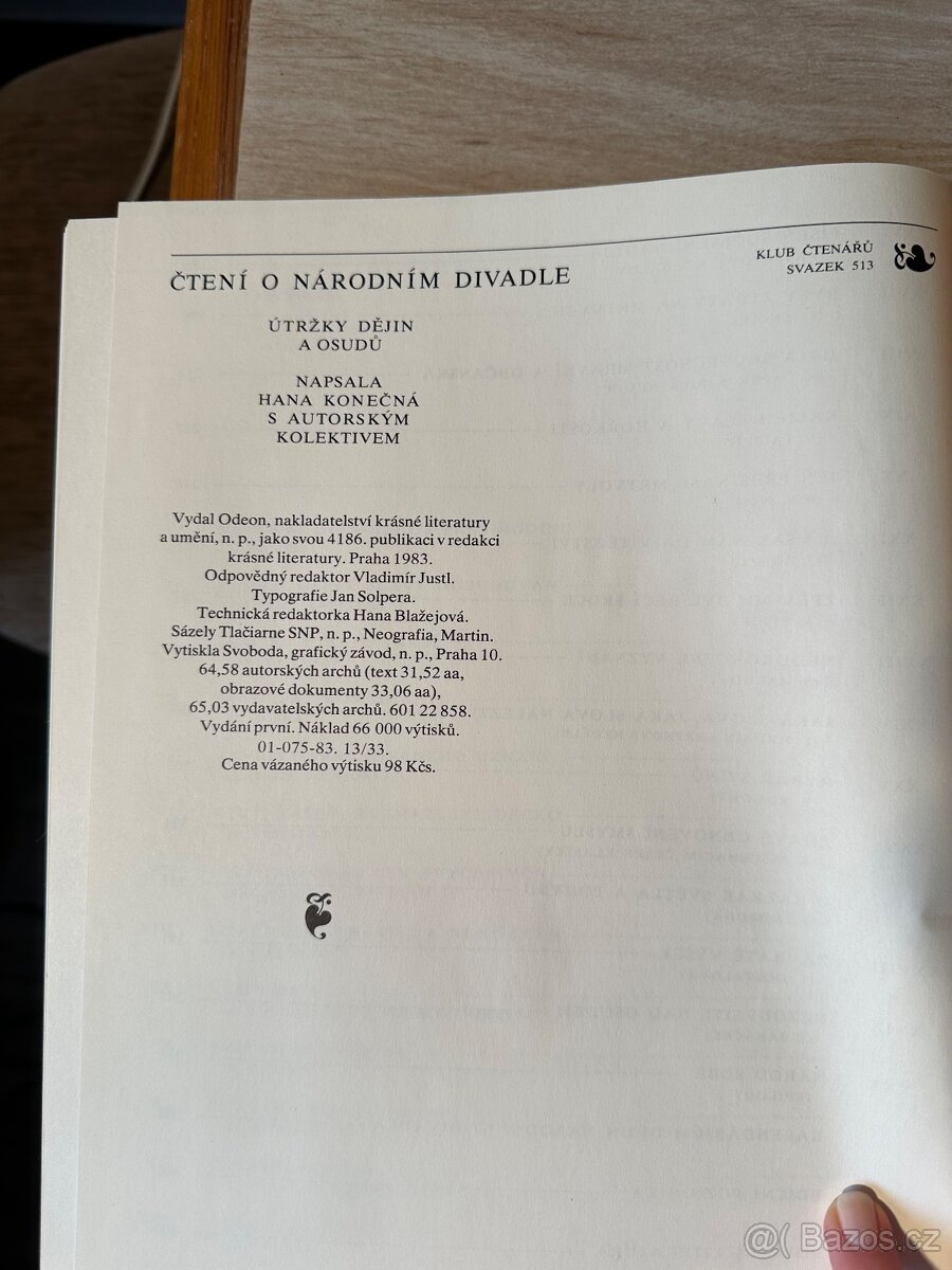 Čtení o národním divadle, Putování Múzy Thálie - 5