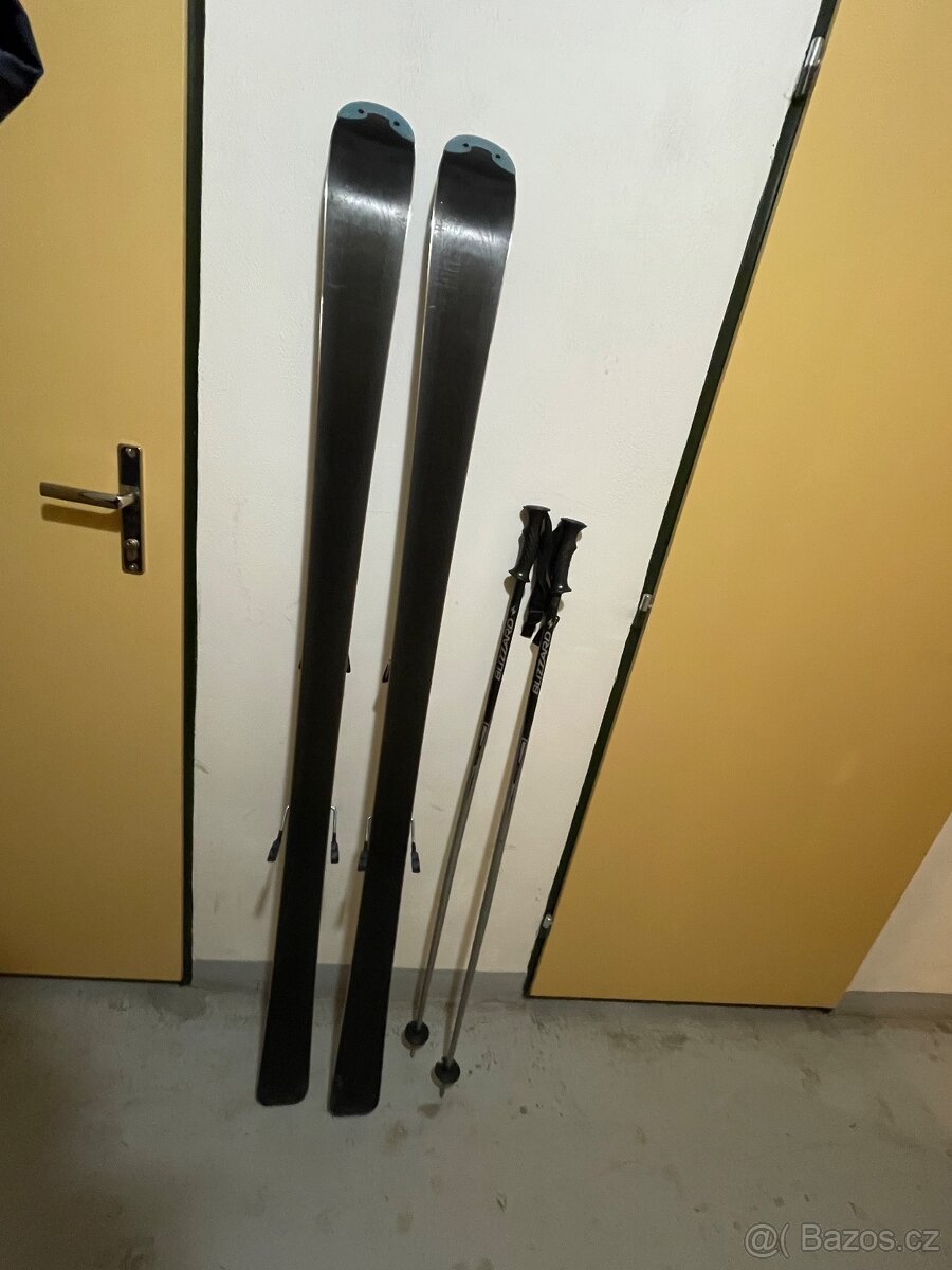 Lyže Blizzard x-split 167 cm + hůlky - 5