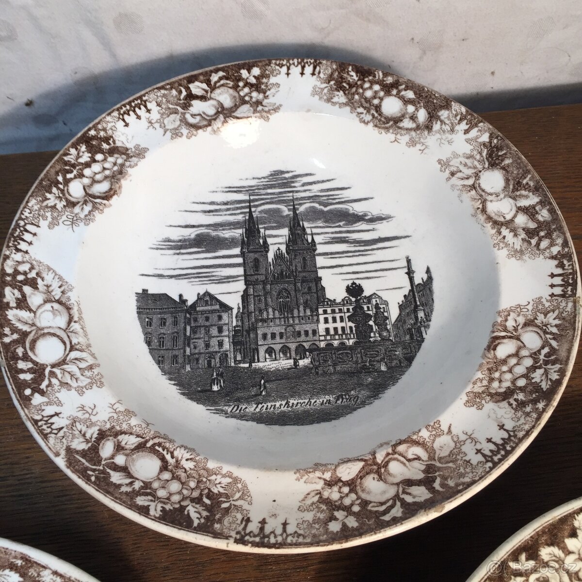 200 let staré talířeAltrohlau Karlsbad Prag 1850 - 5