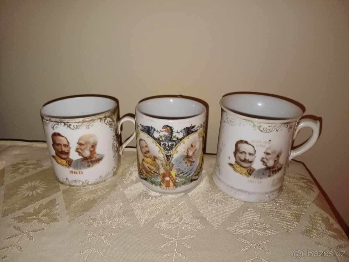 Šálky - Franc Josef, Rakousko Uhersko, 1.světová válka - 5