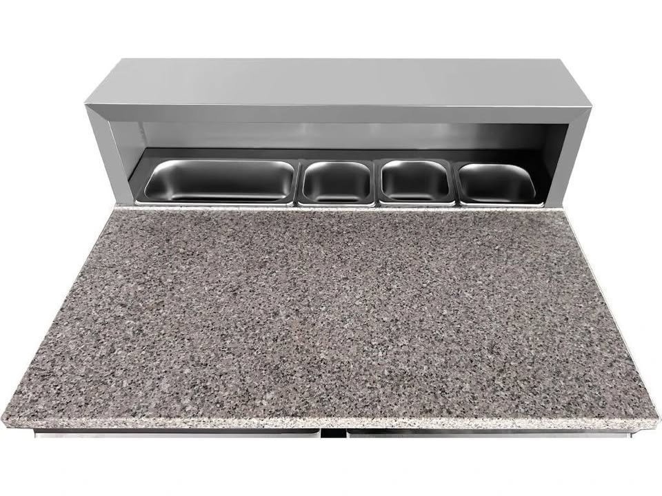 Chladící stůl se saladetou a granitovou deskou - 5