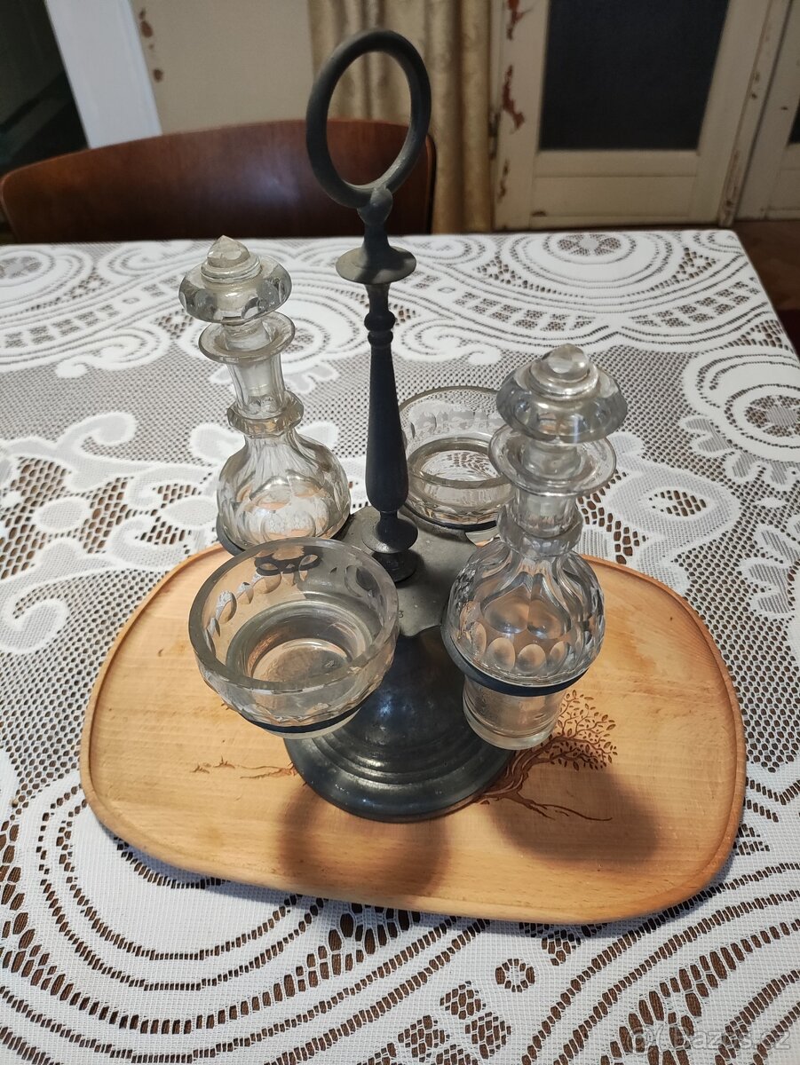 velmi starý stolní set - 5