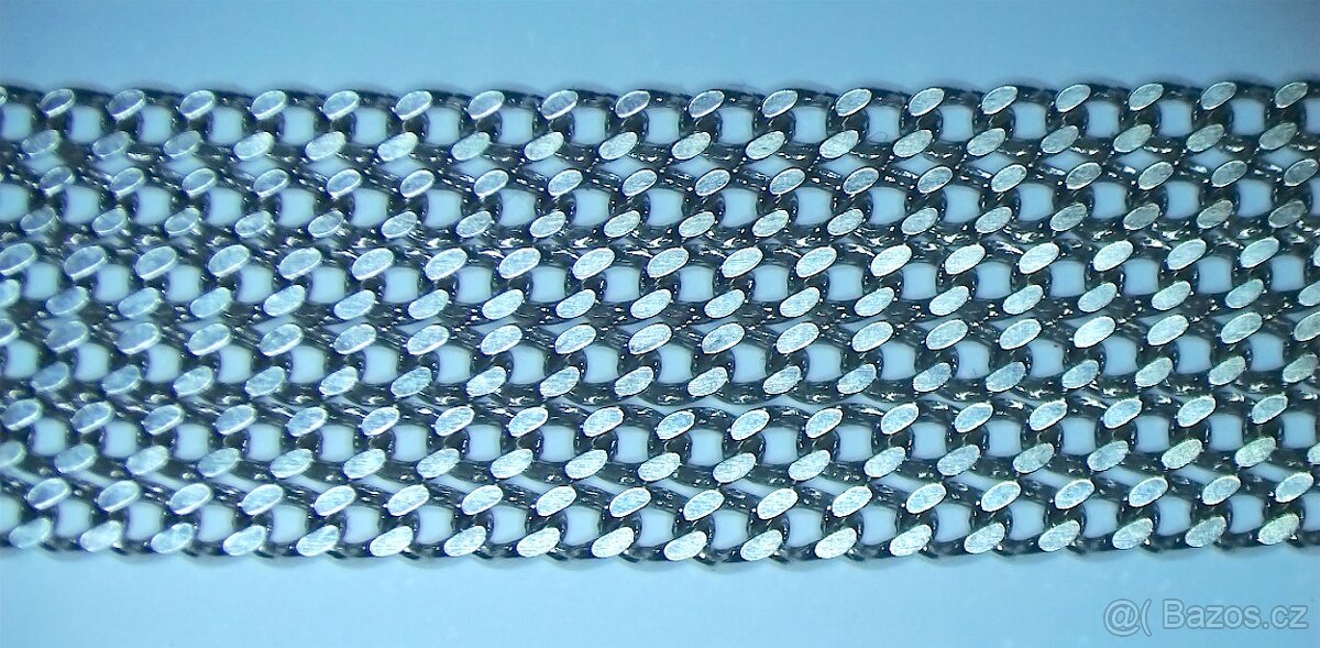 Stříbrný řetízek Pancíř 55cm 7.16g ryzosti 925 DoprZDARMA - 5