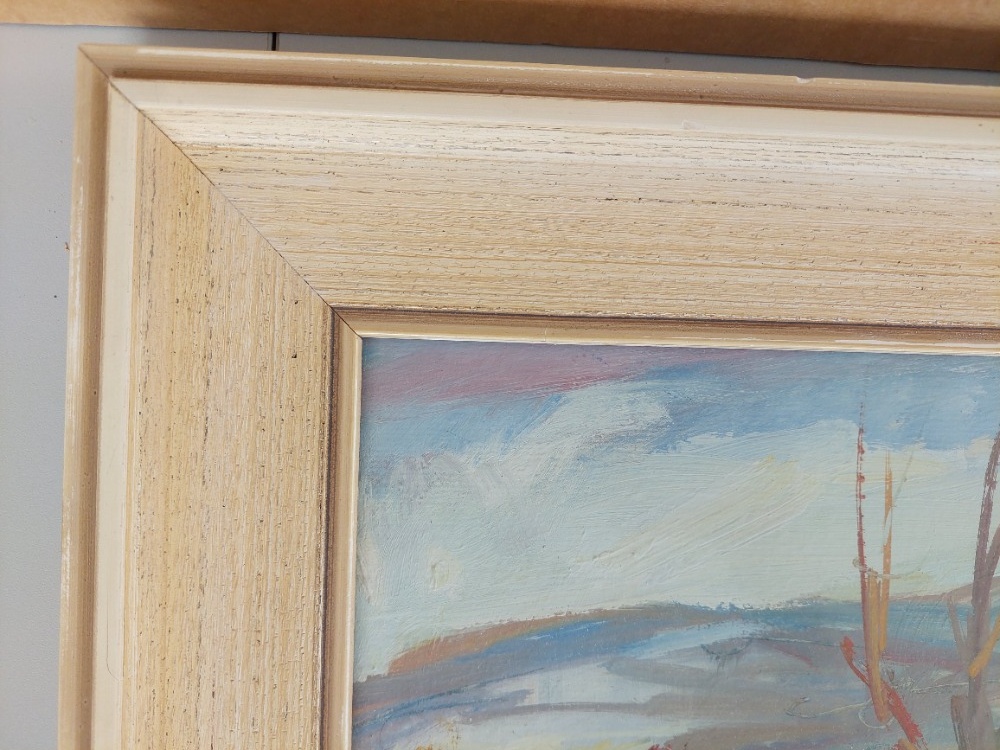 Eduard Valdhans - Vysočina v zimě 1985, obří olejová tempera - 5