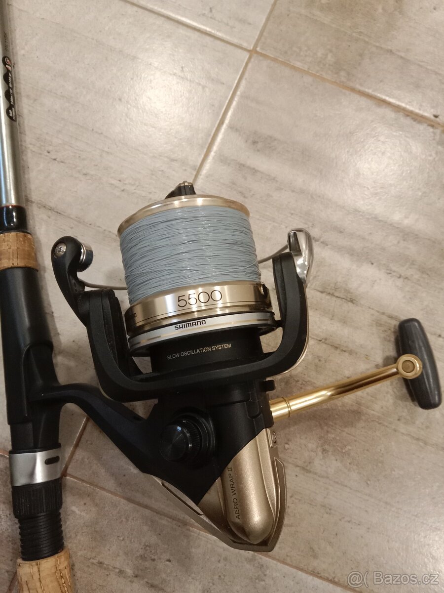 Prut s navijákem SHIMANO - 5