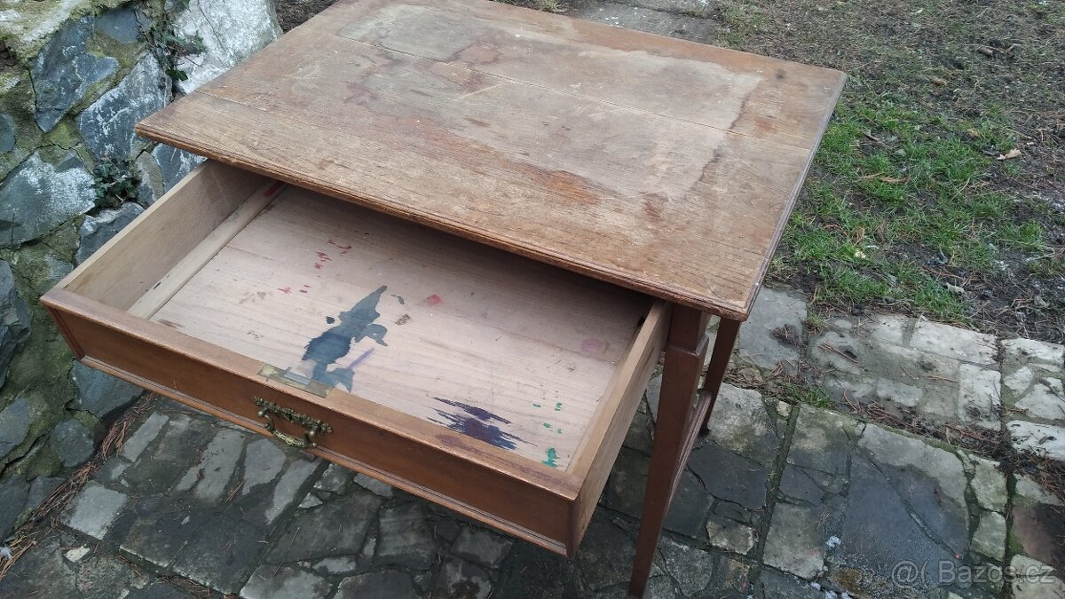 Starožitný psací stůl - 5