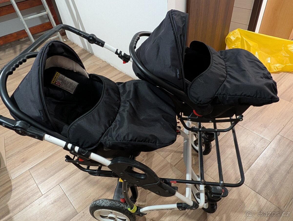 Kočárek pro dvojčata 3v1 - 5