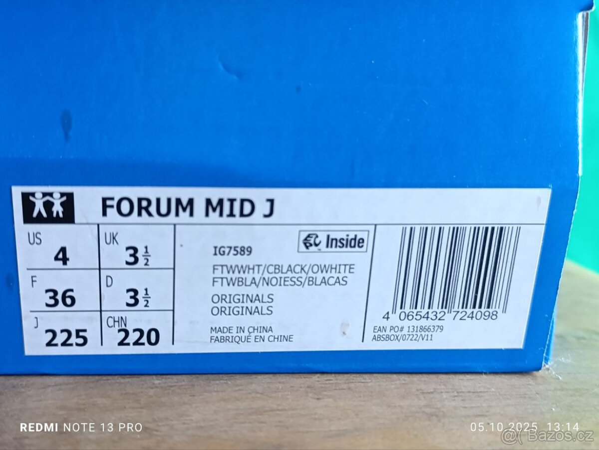 Adidas Forum Mid vel.36 - 5