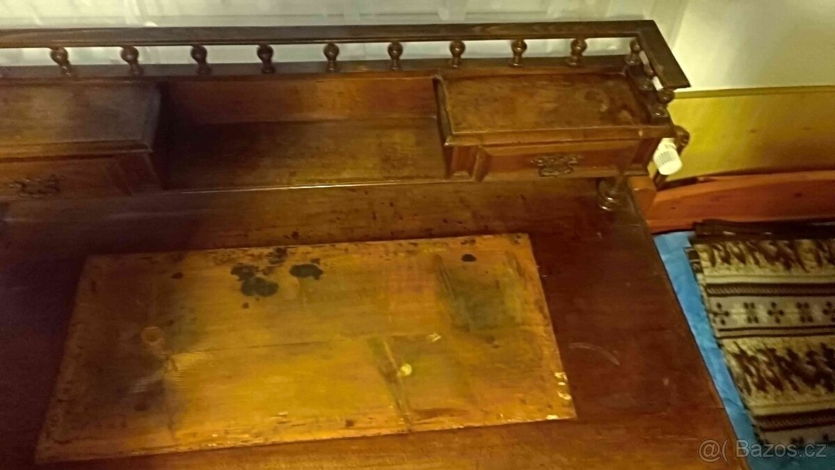 Starožitný psací stůl - 5