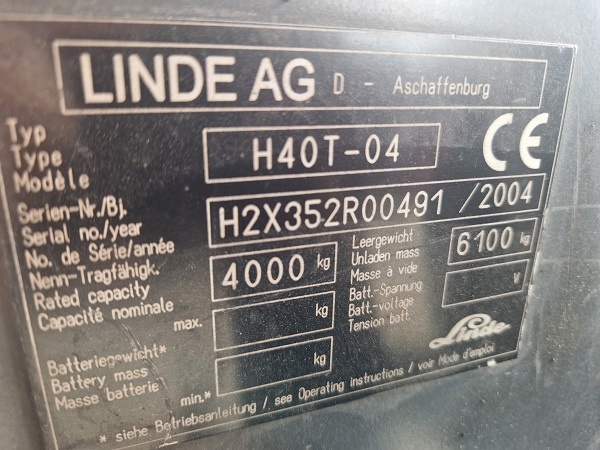 LINDE H40T, plně funkční, jeden majitel - 5