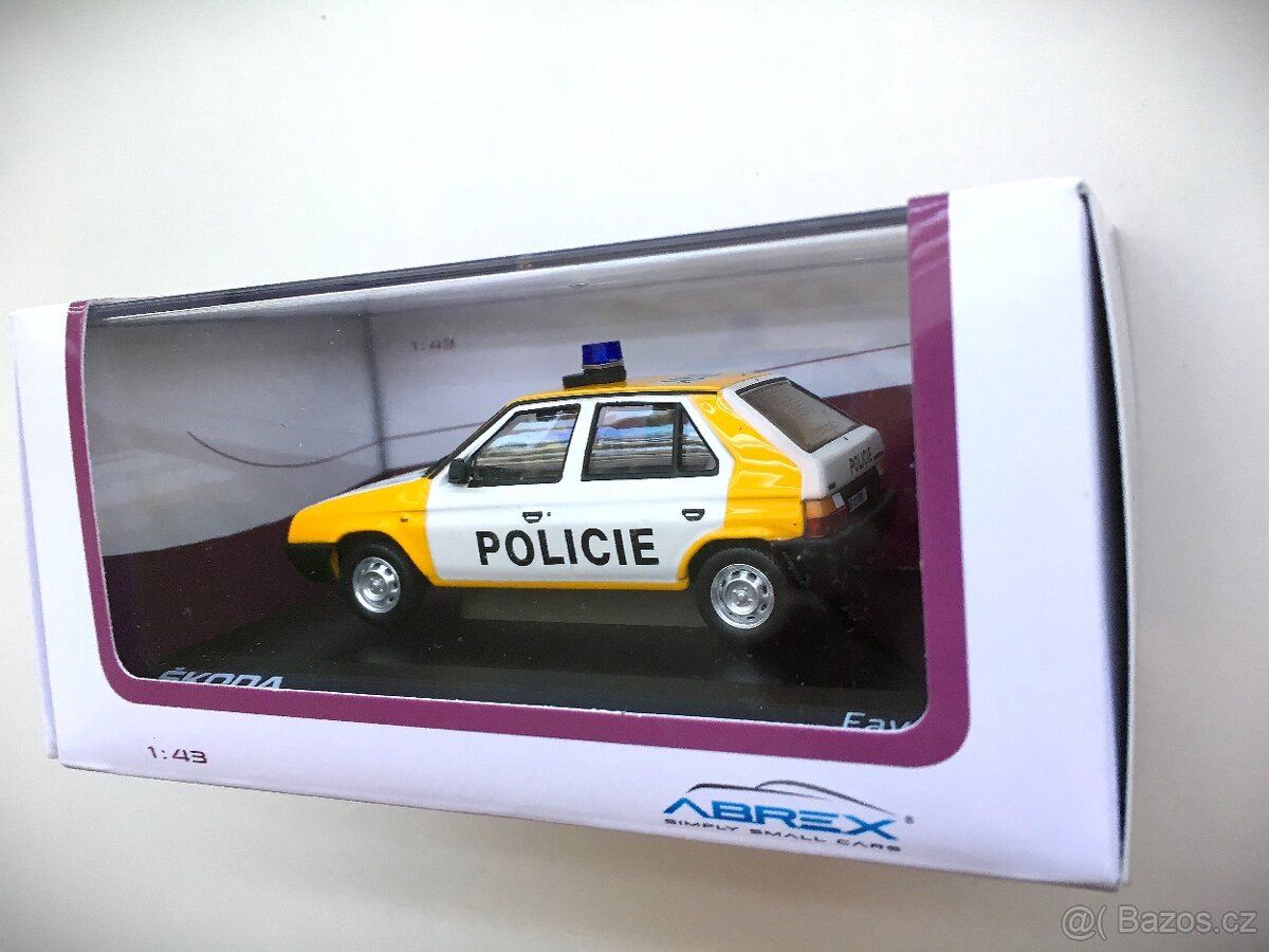 Model ŠKODA FAVORIT "POLICIE" Abrex 1/43 - 5