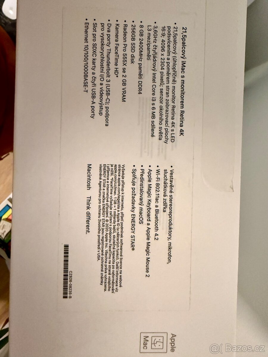 AIO Apple iMac 21,5 “ 4K s procesorem i3, SSD 256GB - 5