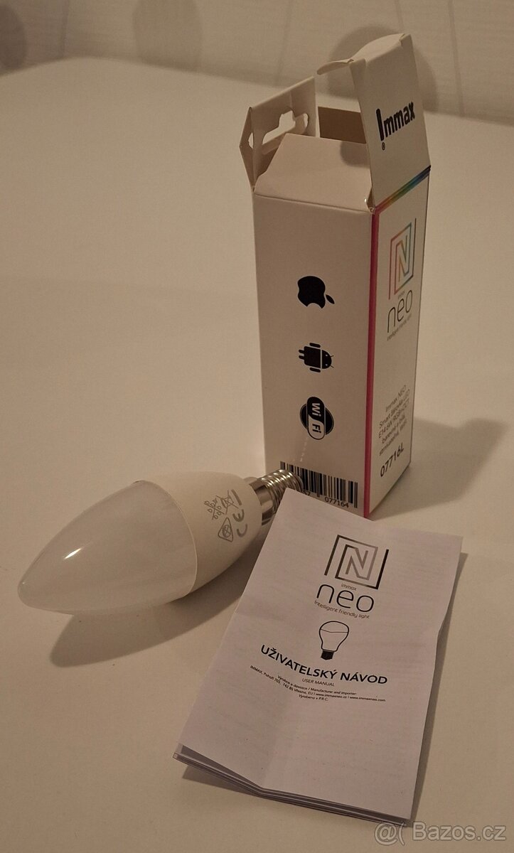 Chytrá žárovka Immax Neo LED E14 WiFi - 5