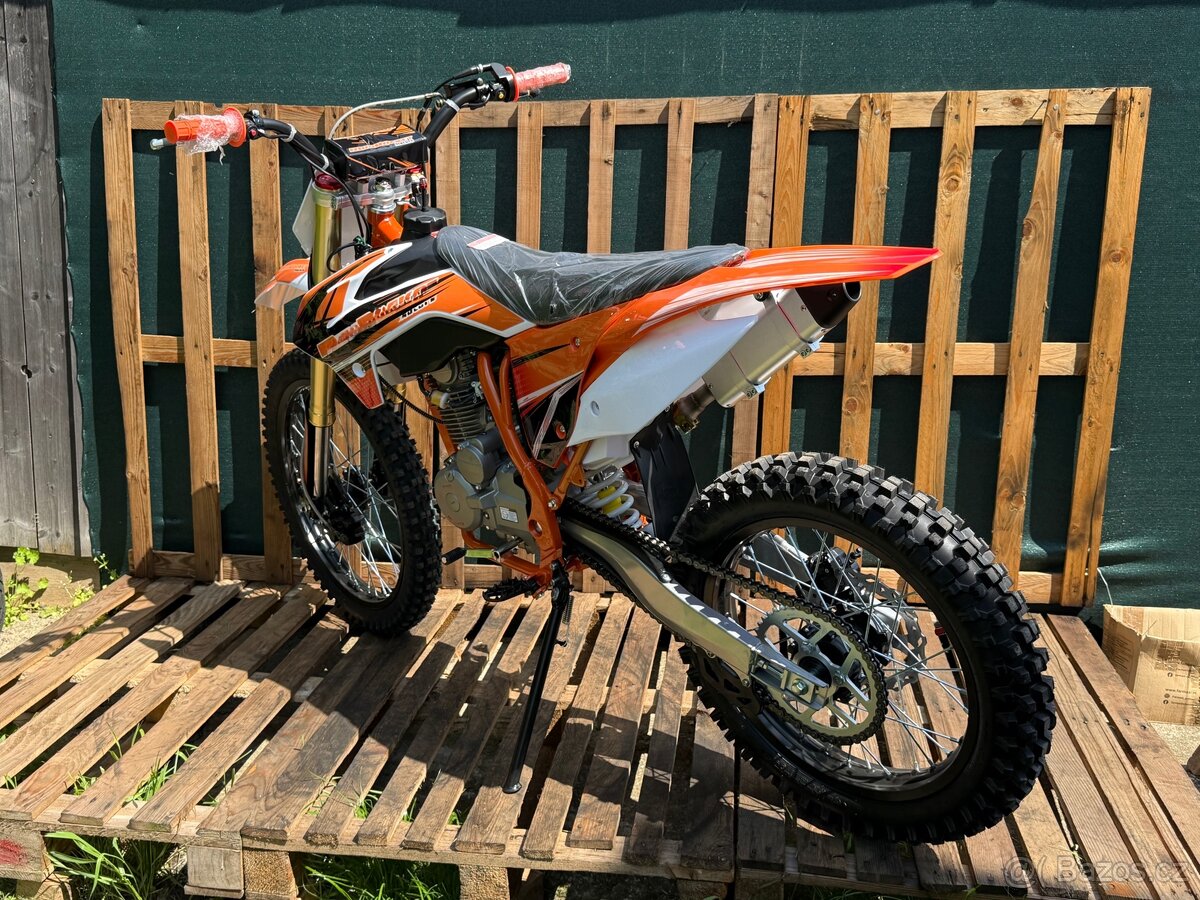 PITBIKE PITROCK 250ccm4T 21”/18” ORANŽOVÁ C111